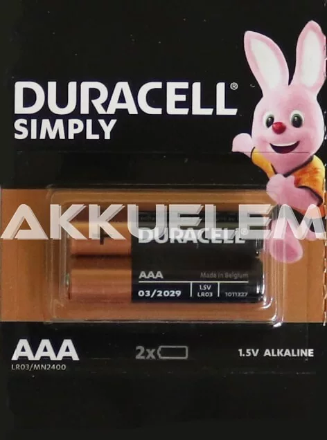   Duracell Basic MN2400 LR03 AAA tartós elem 2db/bliszt. ár/db