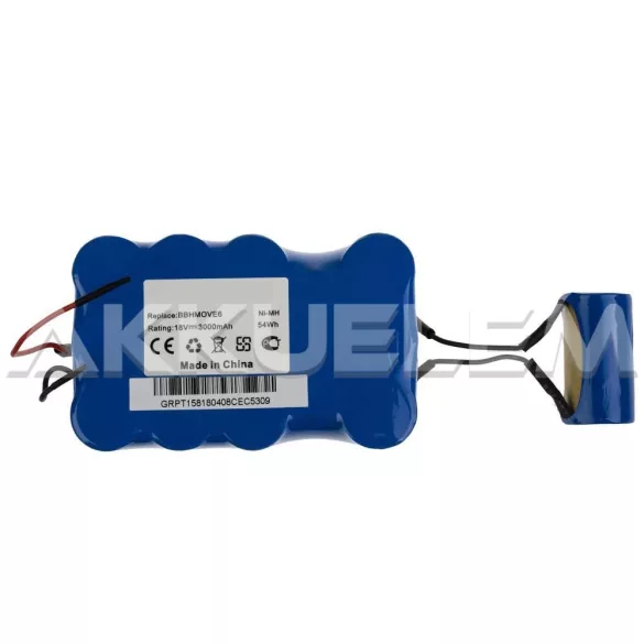 Bosch BBHMove 2in1 14,4V 3000mAh Ni-MH utángyártott porszívó akkumulátor - VHBW
