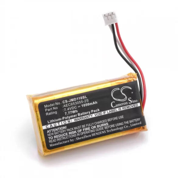 JBL Flip 1050mAh utángyártott akkumulátor - VHBW