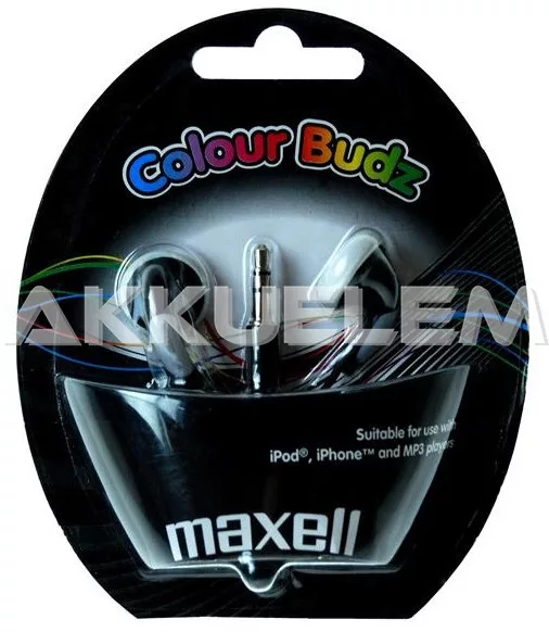 Maxell fülhallgató 1,2m vezetékes 3,5mm 52015 iPhone