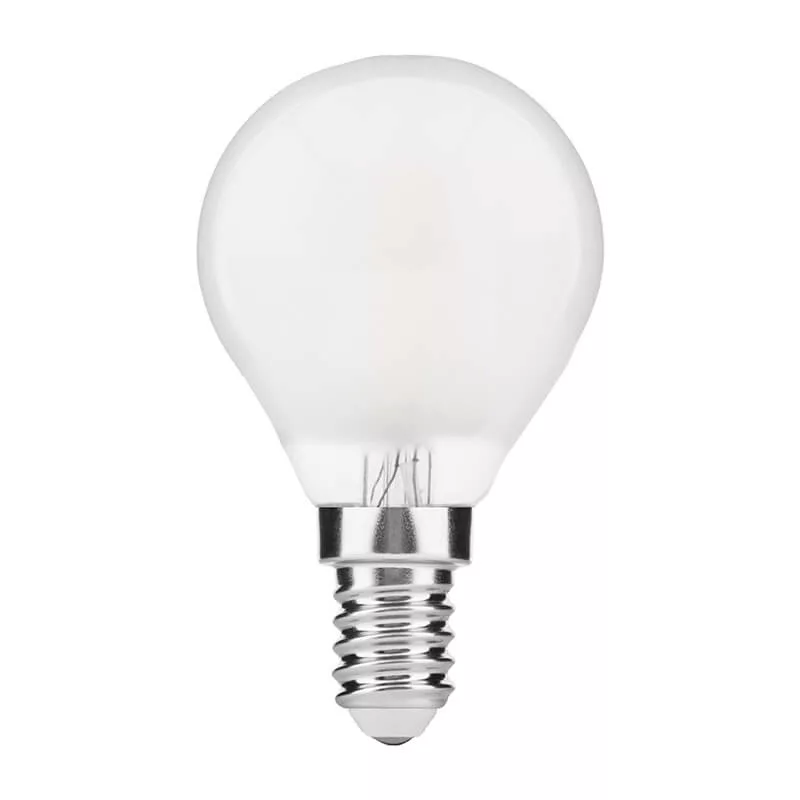 Avide LED Frosted Filament Mini Globe 4W E14 360° WW 2700K 3év gar Avide LED Frosted Filament Mini Globe 4W E14 360° WW 2700K 3év gar