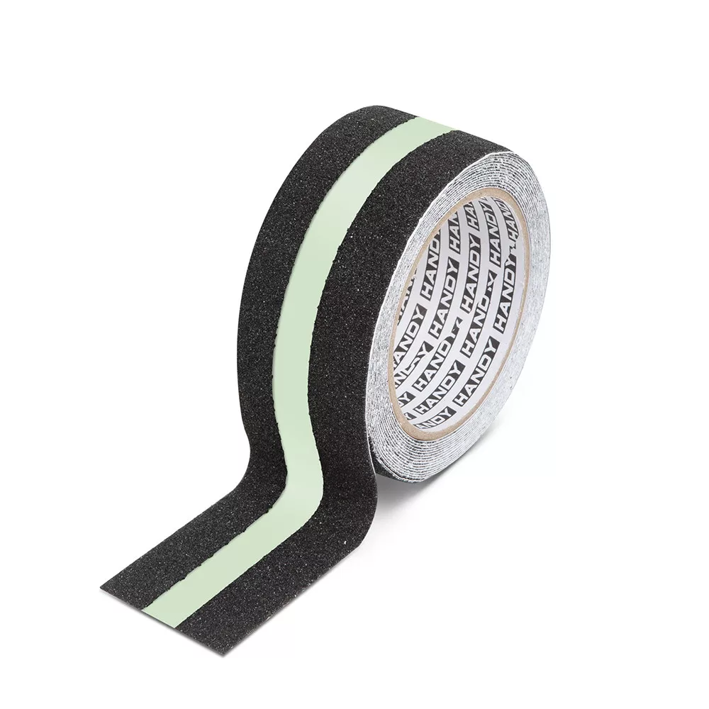   Csúszásmentes foszforeszkáló ragasztószalag 5m  x 50mm fekete