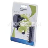 Adapter N3110 600mA 3-12V 100-240V 7 csatl.