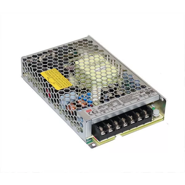 Tápegység 12V 12.5A 150W fémházas MeanWell LRS-150-12 Tápegység 12V 12.5A 150W fémházas MeanWell LRS-150-12
