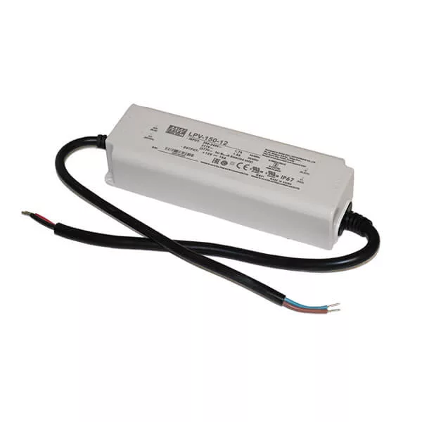 Tápegység 12V 10A 120W IP67 műanyag házas MeanWell LPV-150-12 Tápegység 12V 10A 120W IP67 műanyag házas MeanWell LPV-150-12