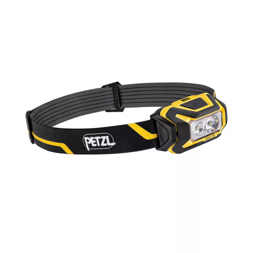 PETZL ARIA 2R tölthető SÁRGA/FEKETE fejlámpa 600lum PETZL ARIA 2R tölthető SÁRGA/FEKETE fejlámpa 600lum