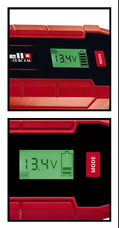 Einhell 6A 12V autó akkumulátor töltő CE-BC 6M