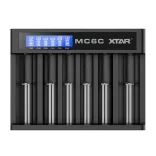 XTAR MC6C 6 csatornás Li-Ion USB-s akkumulátor töltő