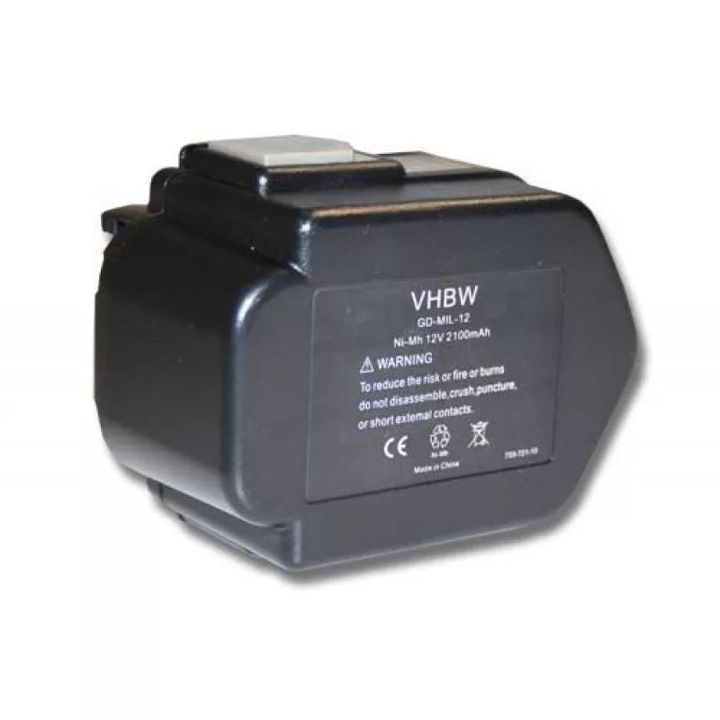 Milwaukee / AEG 0502-23 12V NI-MH 2100mAh utángyártott akkumulátor Milwaukee / AEG 0502-23 12V NI-MH 2100mAh utángyártott akkumulátor