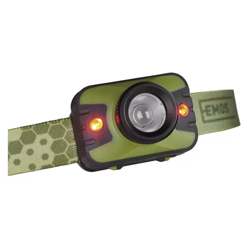 Cree LED 330lm fejlámpa P3539 fókuszálható, terepszínű, vörös fénnyel Cree LED 330lm fejlámpa P3539 fókuszálható, terepszínű, vörös fénnyel