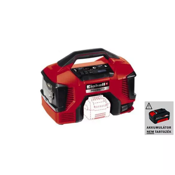 Einhell Pressito hibrid kompresszor PXC SOLO