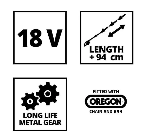 EINHELL GE-LC 18 Li T multifunkciós magassági ágvágó PXC SOLO