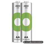 GP AA ReCyko 2600mAh NiMH akkumulátor 2db/csomag (ár/csomag)