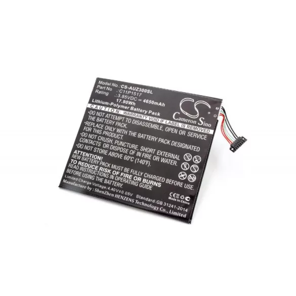 ASUS ZenPad 10 Z300M 4650mAh utángyártott akkumulátor - VHBW