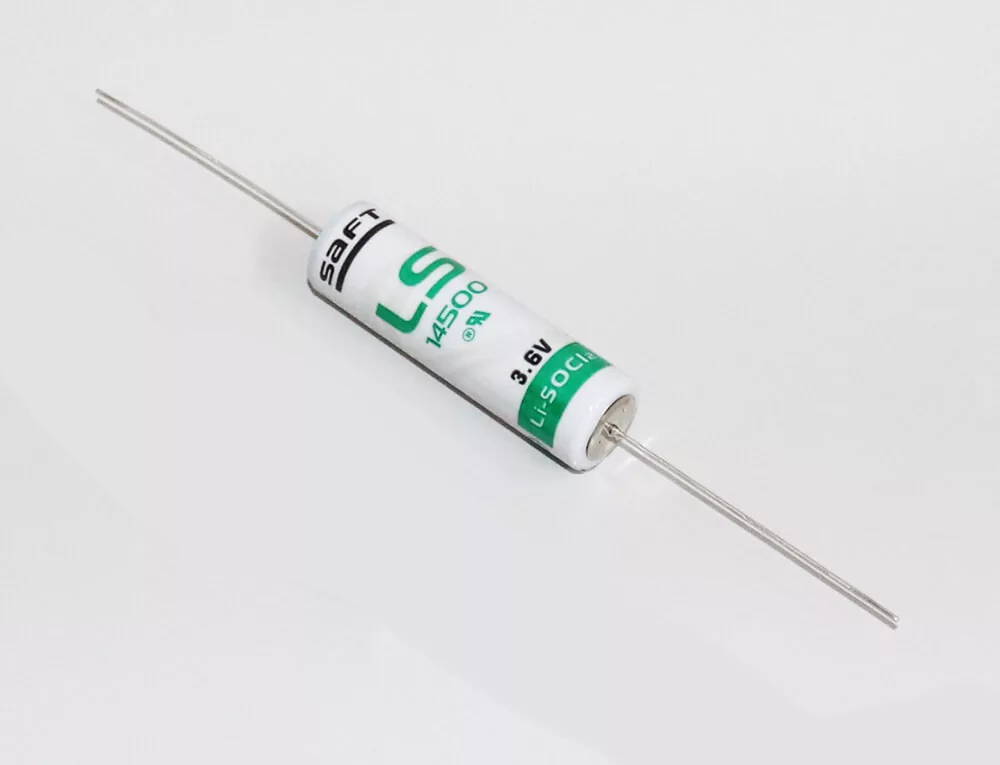   Saft Lítium elem AA  LS14500 2.6Ah 3.6V axiál kivezetéssel