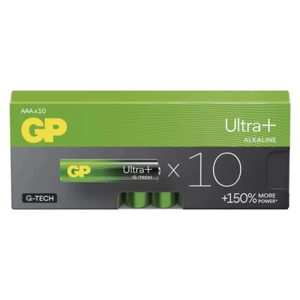 GP LR03 AAA Ultra+ 24AUP elem 10db/csomag (ár/csomag)