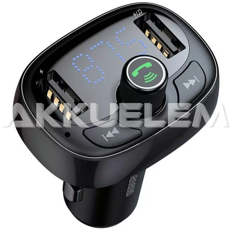 Baseus autós töltő Bluetooth zenelejátszó CCALL-TM01