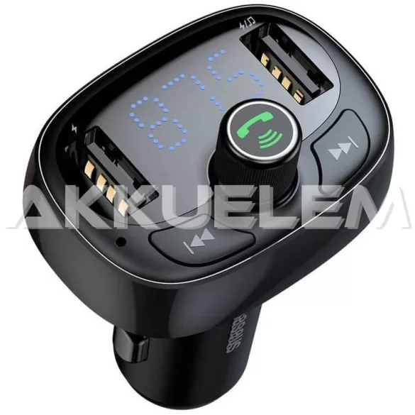 Baseus autós töltő Bluetooth zenelejátszó CCALL-TM01