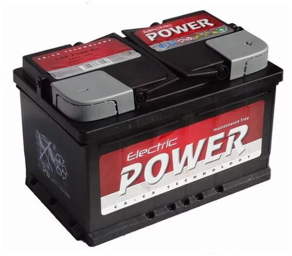 Electric Power 12V 75Ah 680A autó akkumulátor JOBB+ Electric Power 12V 75Ah 680A autó akkumulátor JOBB+