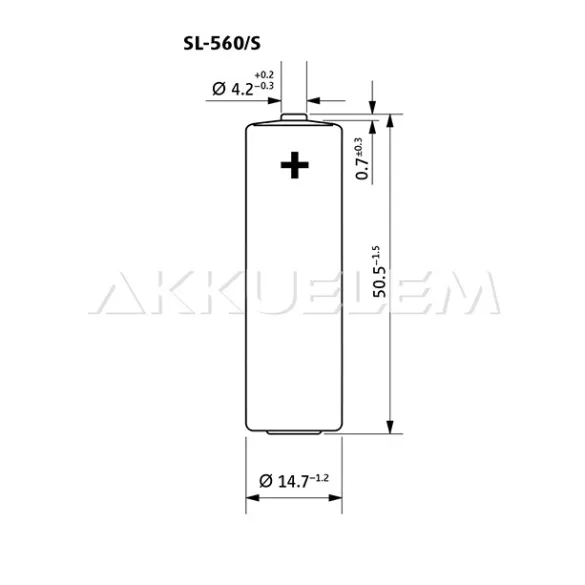 Tadiran ER14505 G lítium elem AA SL-560/S