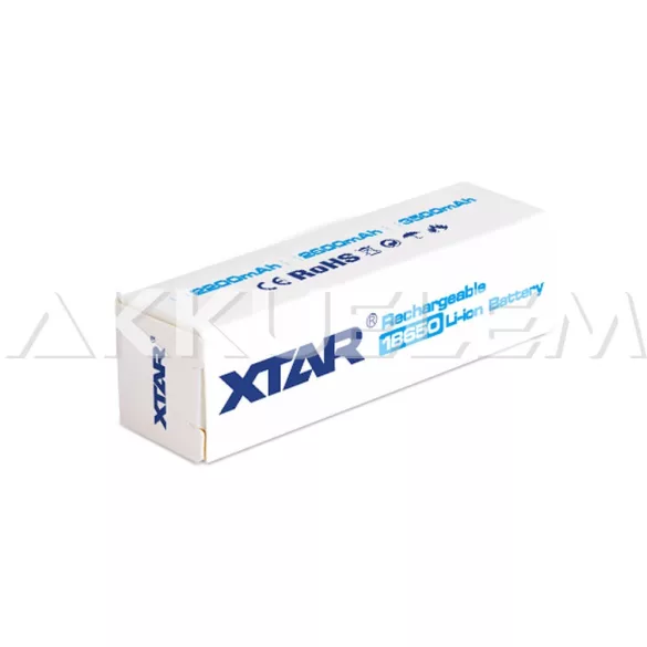 XTAR 18650 2200mAh 3,6V Li-ion akkumulátor PCB