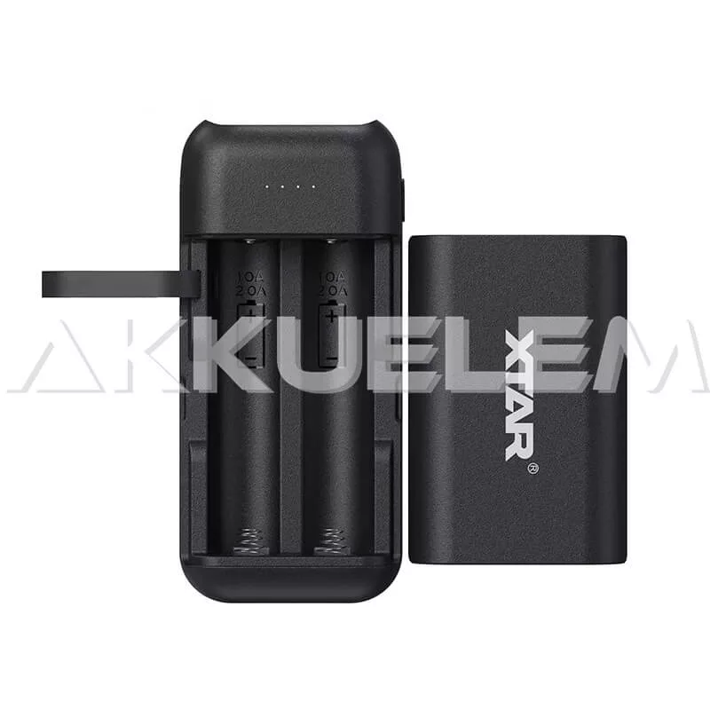 XTAR PB2C Li-ion 18650 akkutöltő USB-C