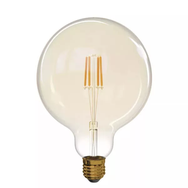   Vintage E27 G125 4W 2200K WW 34W 380lm LED filament LED-izzó
