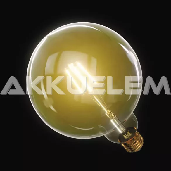 Vintage E27 G125 4W 2200K WW 34W 380lm LED filament LED-izzó