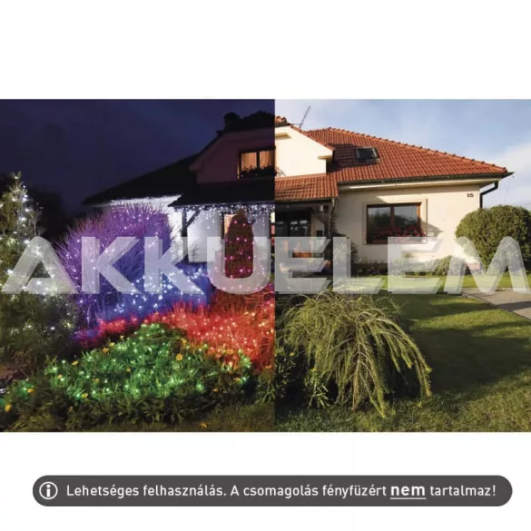 Fényfüzér elosztó adapter IP44 áttetsző CNT