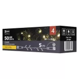 Karácsonyi fényfüzér 50LED karácsonyi 5m IP44 WW lánc CNT