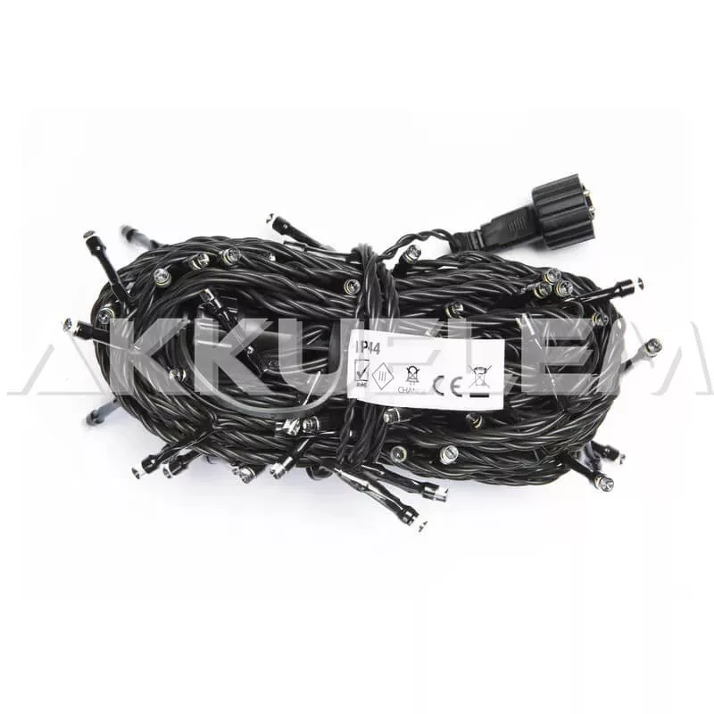 Karácsonyi fényfüzér 50LED karácsonyi 5m IP44 WW lánc CNT