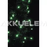 Karácsonyi fényfüzér 100LED karácsonyi 10m IP44 ZÖLD lánc CNT