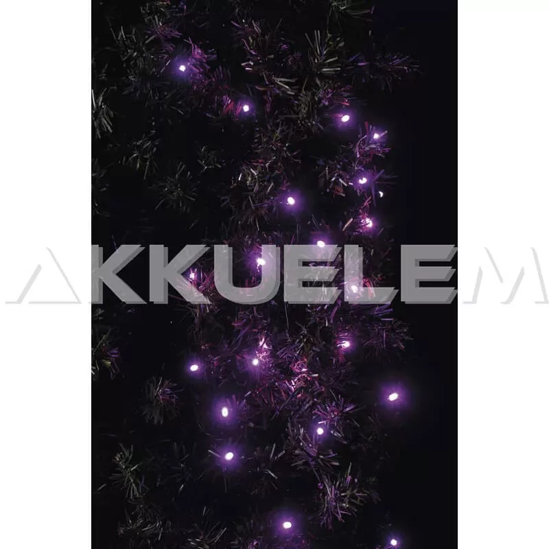Karácsonyi fényfüzér 100LED karácsonyi 10m IP44 lánc pink CNT