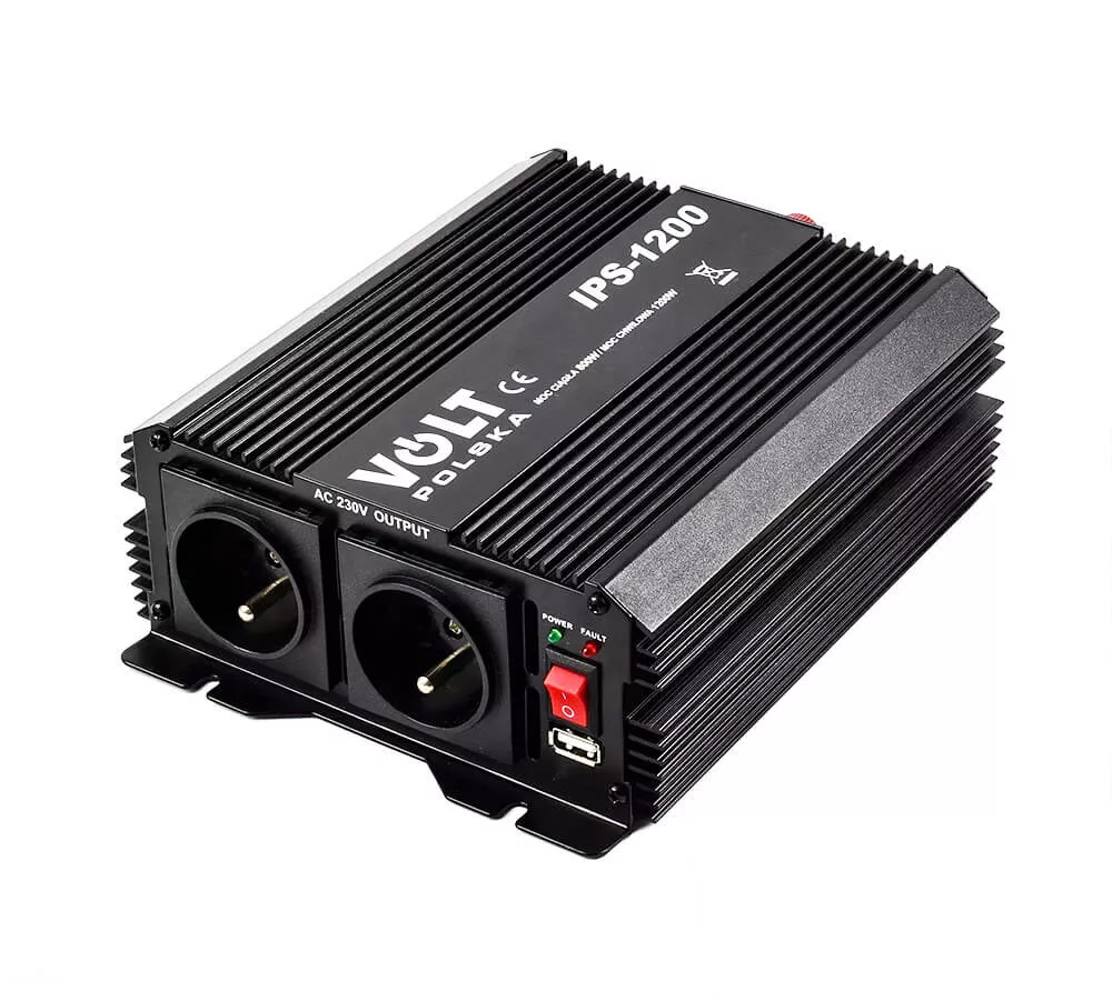 Volt Polska IPS1200 trapéz inverter 12V 750W1000W