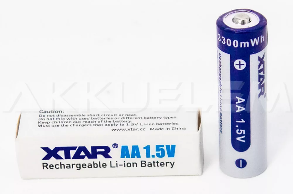 Xtar AA 2000mah 1,5V Li-Ion akkumulátor