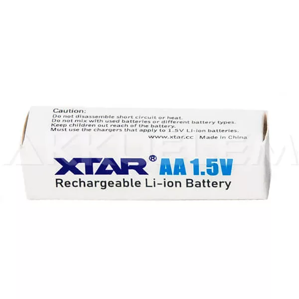 Xtar AA 2000mah 1,5V Li-Ion akkumulátor