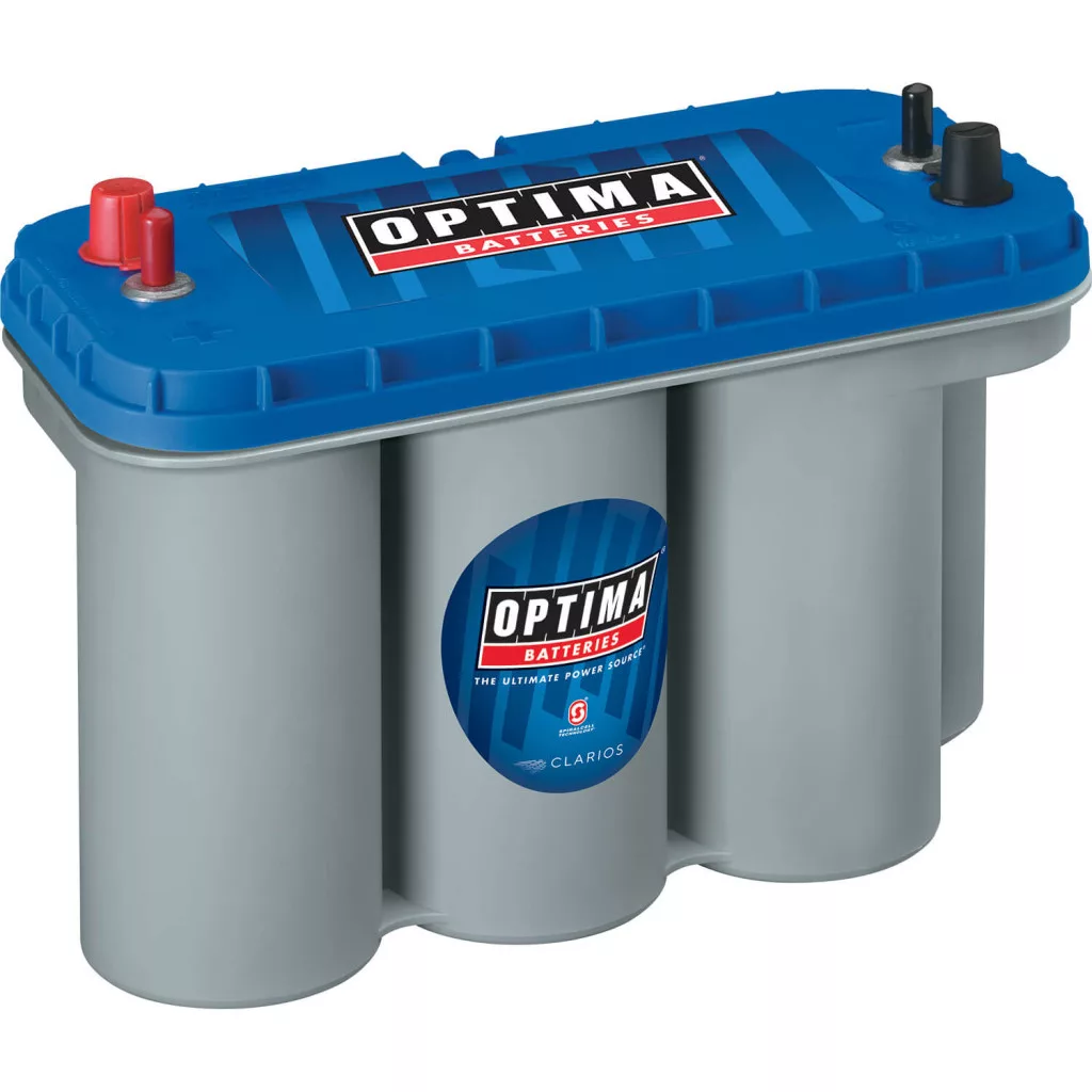Optima Blue 12V 75ah 975A autó akkumulátor BAL+ * csavaros *DC - 5,5 Optima Blue 12V 75ah 975A autó akkumulátor BAL+ * csavaros *DC - 5,5