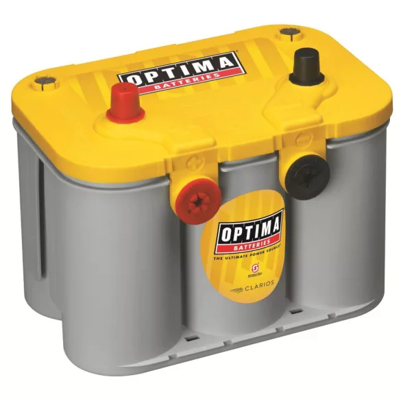 Optima Yellow 12v 55Ah 765A autó akkumulátor BAL+ * oldalcsavaros *U - 4,2