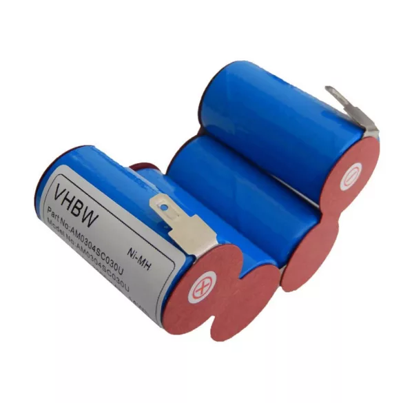 AEG Accurette 63BCC01 4.8V NI-MH 3000mAh utángyártott porszívó akkumulátor - VHBW