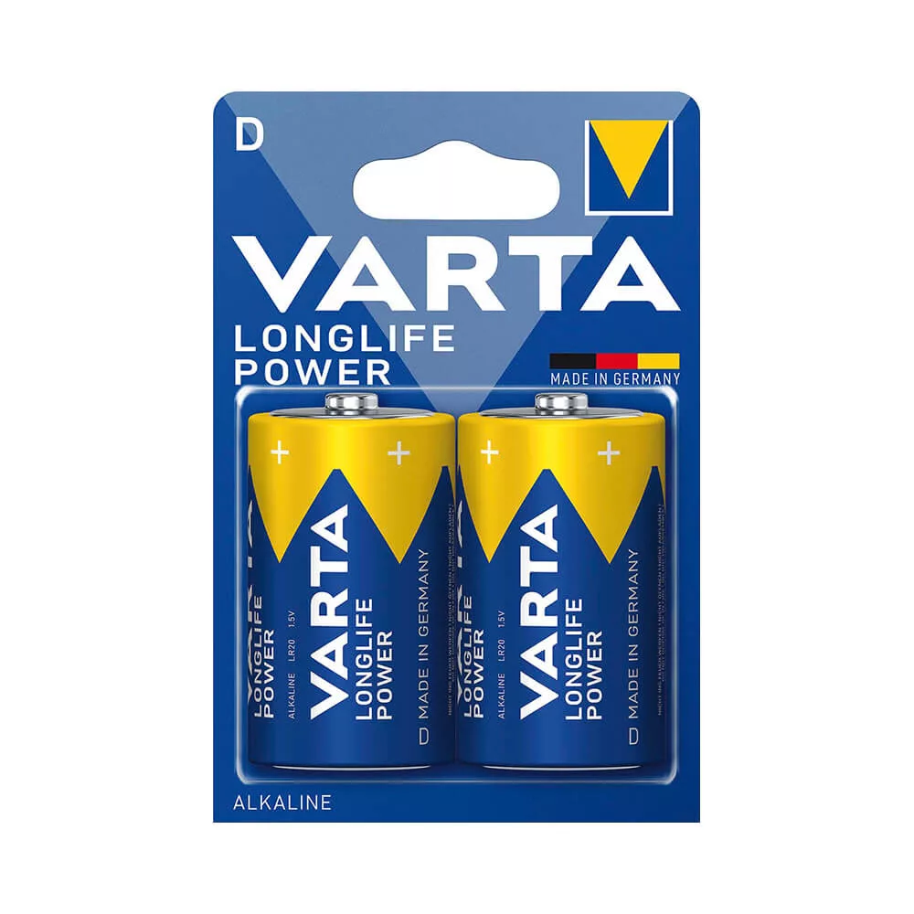 Varta LR20 D Longlife Power alkáli elem (ár/db) MN1300 Varta LR20 D Longlife Power alkáli elem (ár/db) MN1300