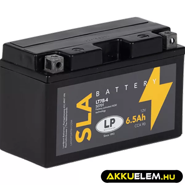Landport motorkerékpár akkumulátor 12V 6Ah 110A GT7B-4 / YT7B-4 BAL+ Gyz Landport motorkerékpár akkumulátor 12V 6Ah 110A GT7B-4 / YT7B-4 BAL+ Gyz