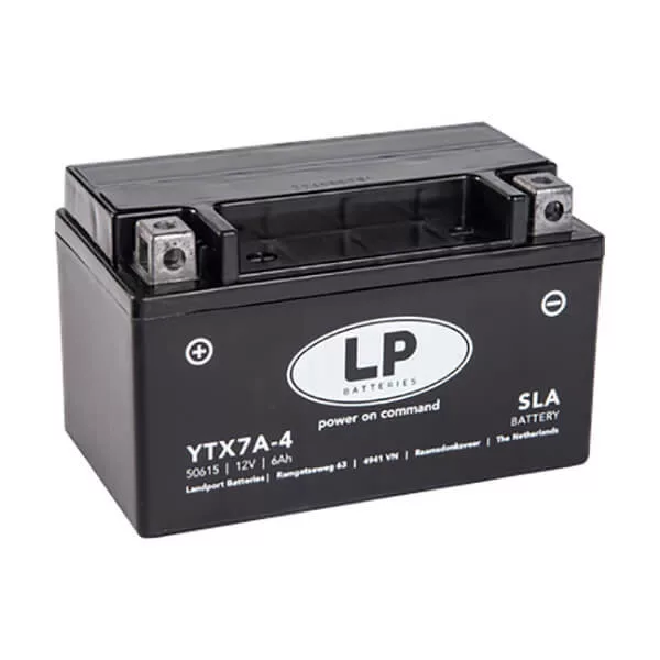 Landport 12V 6Ah 105A YTX7A-4 50615 motorkerékpár akkumulátor AGM BAL+ Landport 12V 6Ah 105A YTX7A-4 50615 motorkerékpár akkumulátor AGM BAL+