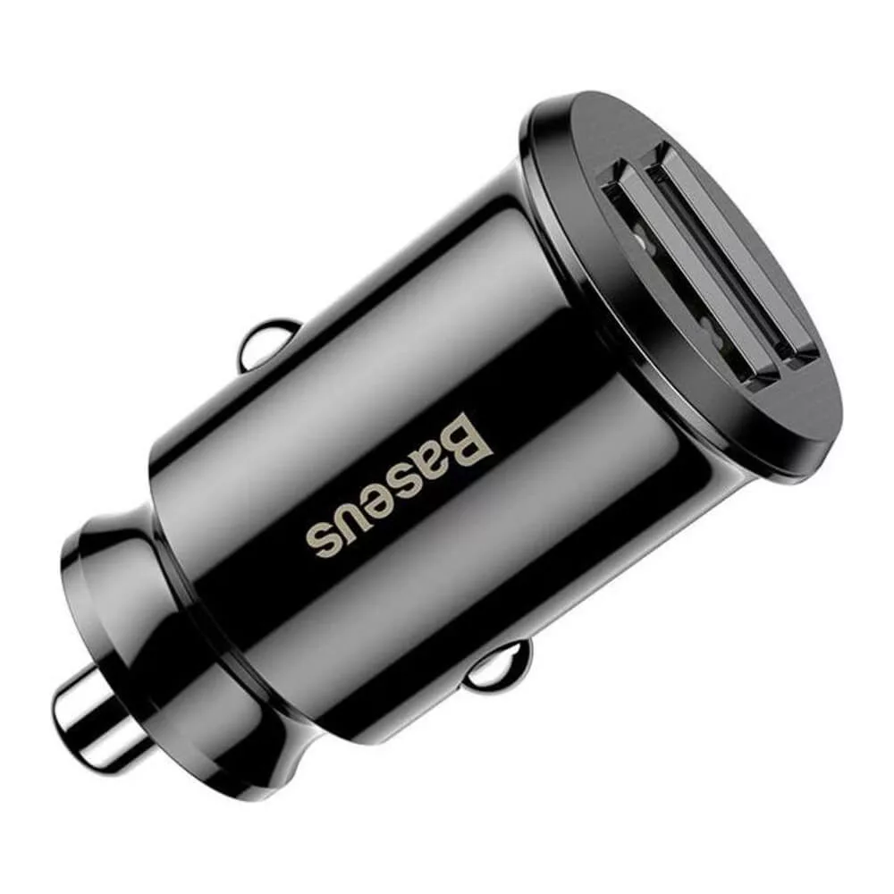 Baseus Grain C8-K 3.1A 12-24V 44,1 24,5 mm 2 USB autós adapter