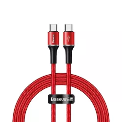   Baseus USB-C PD 2.0 200cm Baseus Halo gyors 3.0 kábel 60W PIROS színű