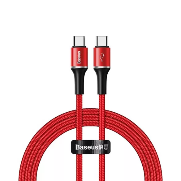 Baseus USB-C PD 2.0 200cm Baseus Halo gyors 3.0 kábel 60W PIROS színű
