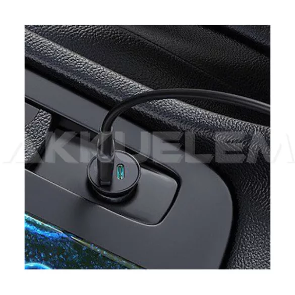 Baseus autós gyors töltő 1xUSB-C 1xUSB BS-C16Q3