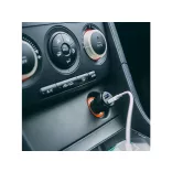 Adapter autós 2xUSB: 1A + 2,1A 5V Delight 12-24V