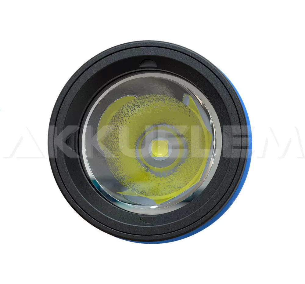XTAR D26 2500lm búvárlámpa + 2 x 26650 Li-ion akku + FC2 töltő szett