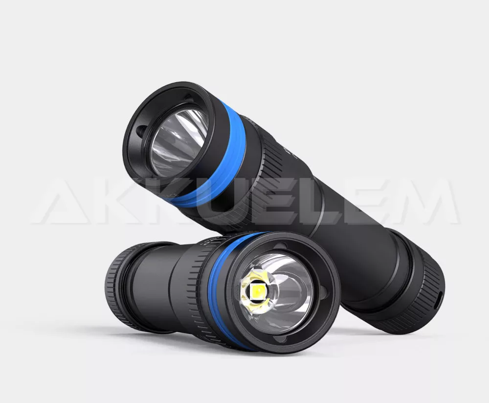 XTAR D20B 1000lm búvárlámpa szett