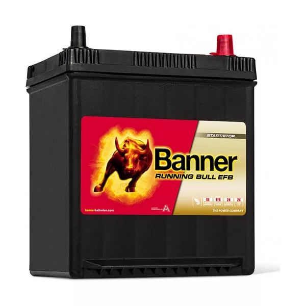 Banner 12V 38Ah 400A 53815 Running Bull EFB akku ASIA JOBB+ vékony Banner 12V 38Ah 400A 53815 Running Bull EFB akku ASIA JOBB+ vékony